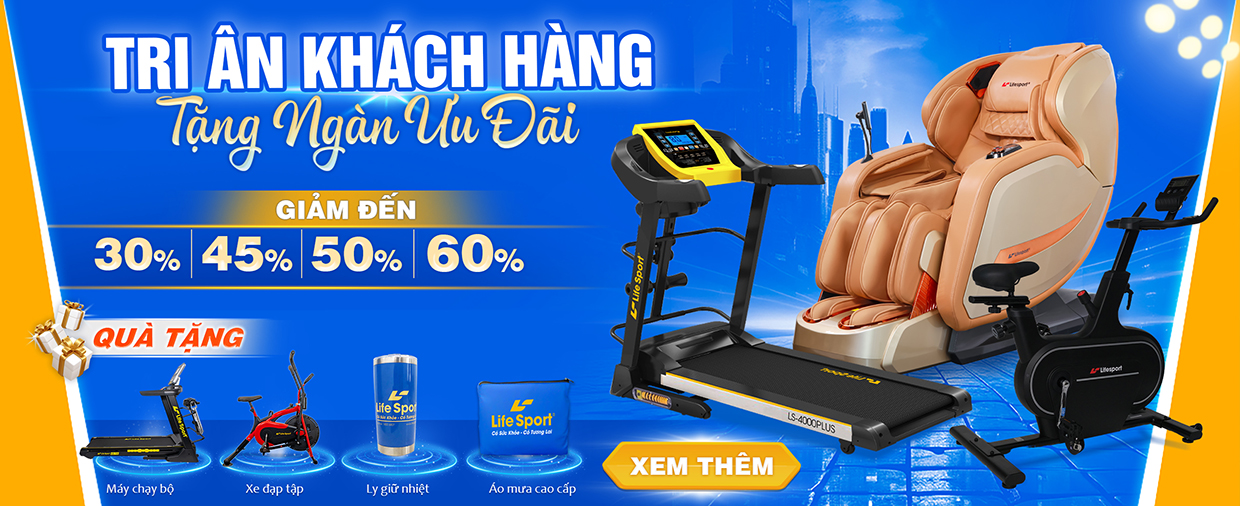 Ghế massage cũ Lifesport - Tri ân khách hàng tặng ngàn ưu đãi